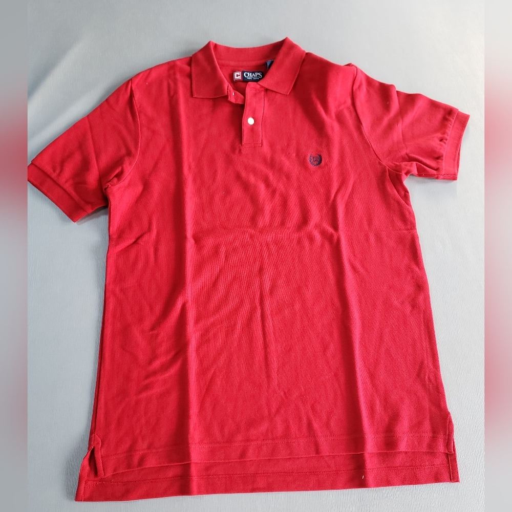 Men's size medium Chaps 100% cotton collared short sleeve shirt